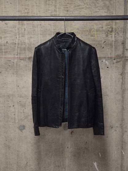Carol Christian Poell AW00-01 "BLEMISH" Horse Leather Rider Jacket