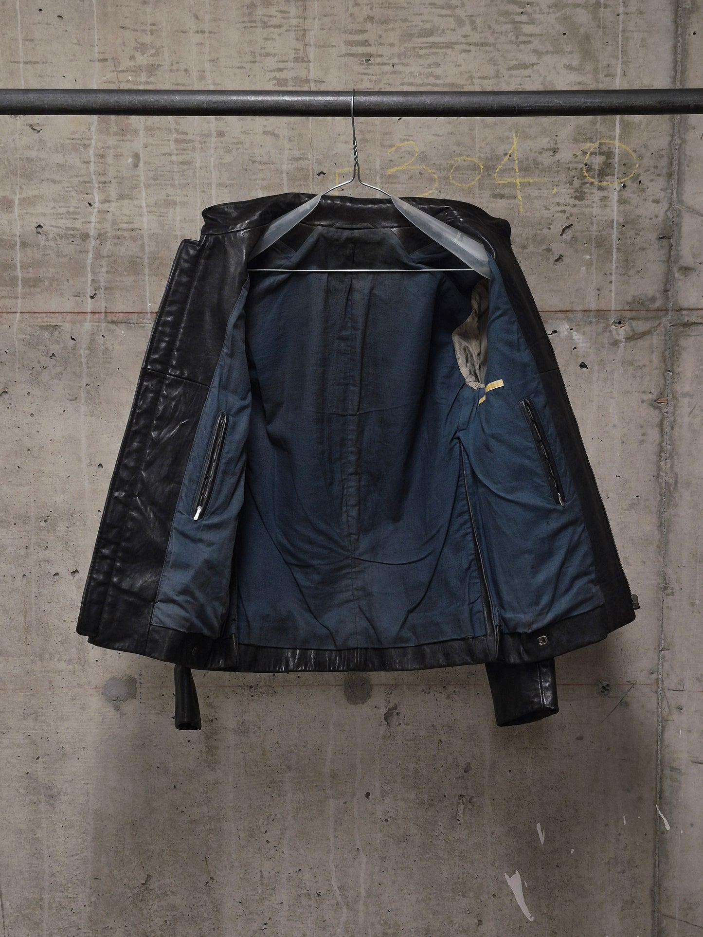 Carol Christian Poell AW00-01 "BLEMISH" Horse Leather Rider Jacket