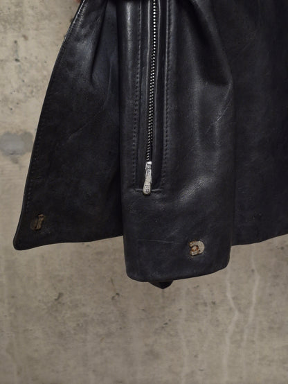 Carol Christian Poell AW00-01 "BLEMISH" Horse Leather Rider Jacket