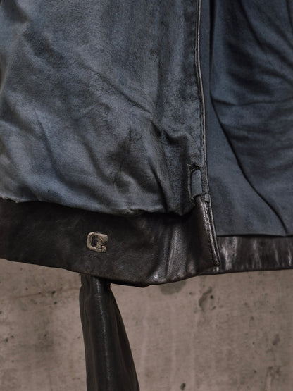 Carol Christian Poell AW00-01 "BLEMISH" Horse Leather Rider Jacket