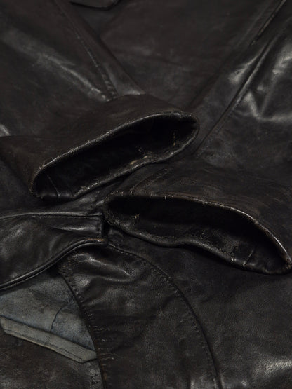 Carol Christian Poell AW00-01 "BLEMISH" Horse Leather Rider Jacket