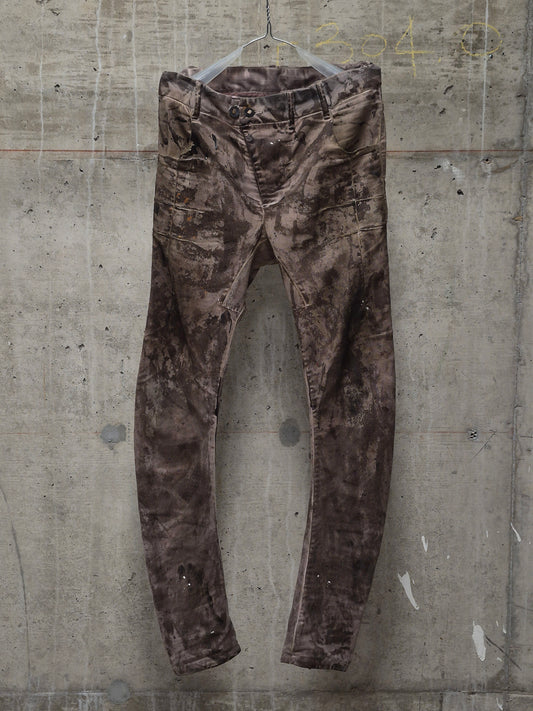Boris Bidjan Saberi AW16 ‘P13 TF F1939’ Dirty Light Carbon Vinyl Coated Denim