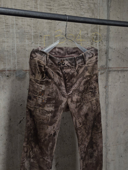 Boris Bidjan Saberi AW16 ‘P13 TF F1939’ Dirty Light Carbon Vinyl Coated Denim