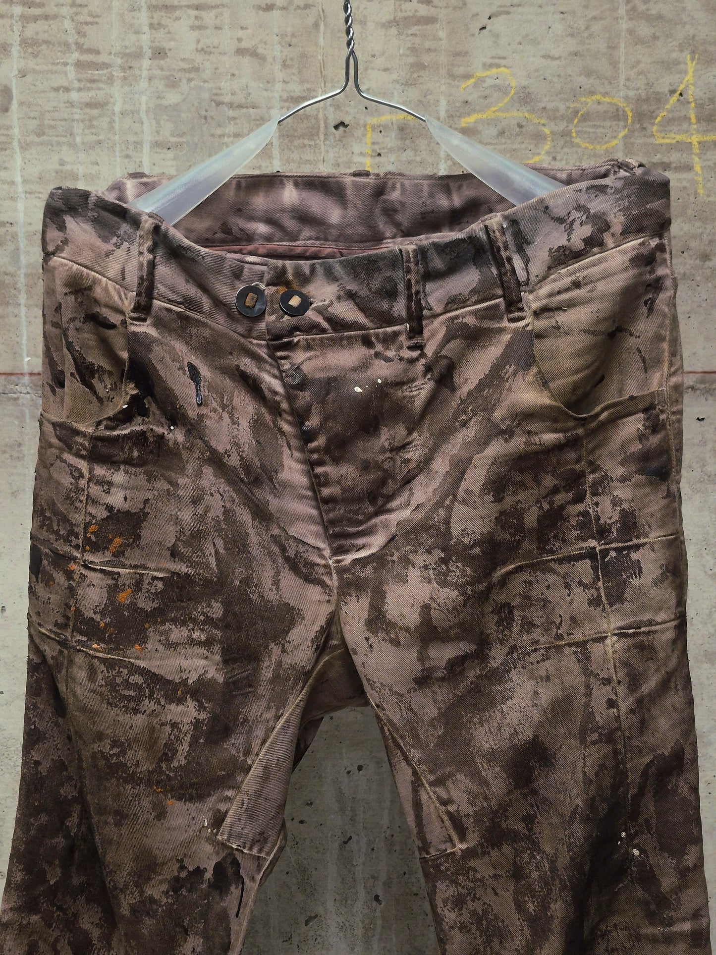 Boris Bidjan Saberi AW16 ‘P13 TF F1939’ Dirty Light Carbon Vinyl Coated Denim
