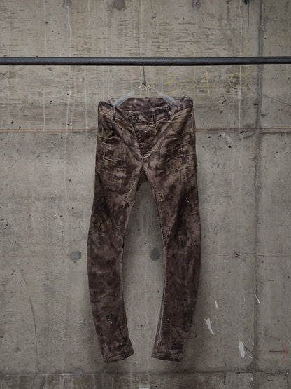 Boris Bidjan Saberi AW16 ‘P13 TF F1939’ Dirty Light Carbon Vinyl Coated Denim