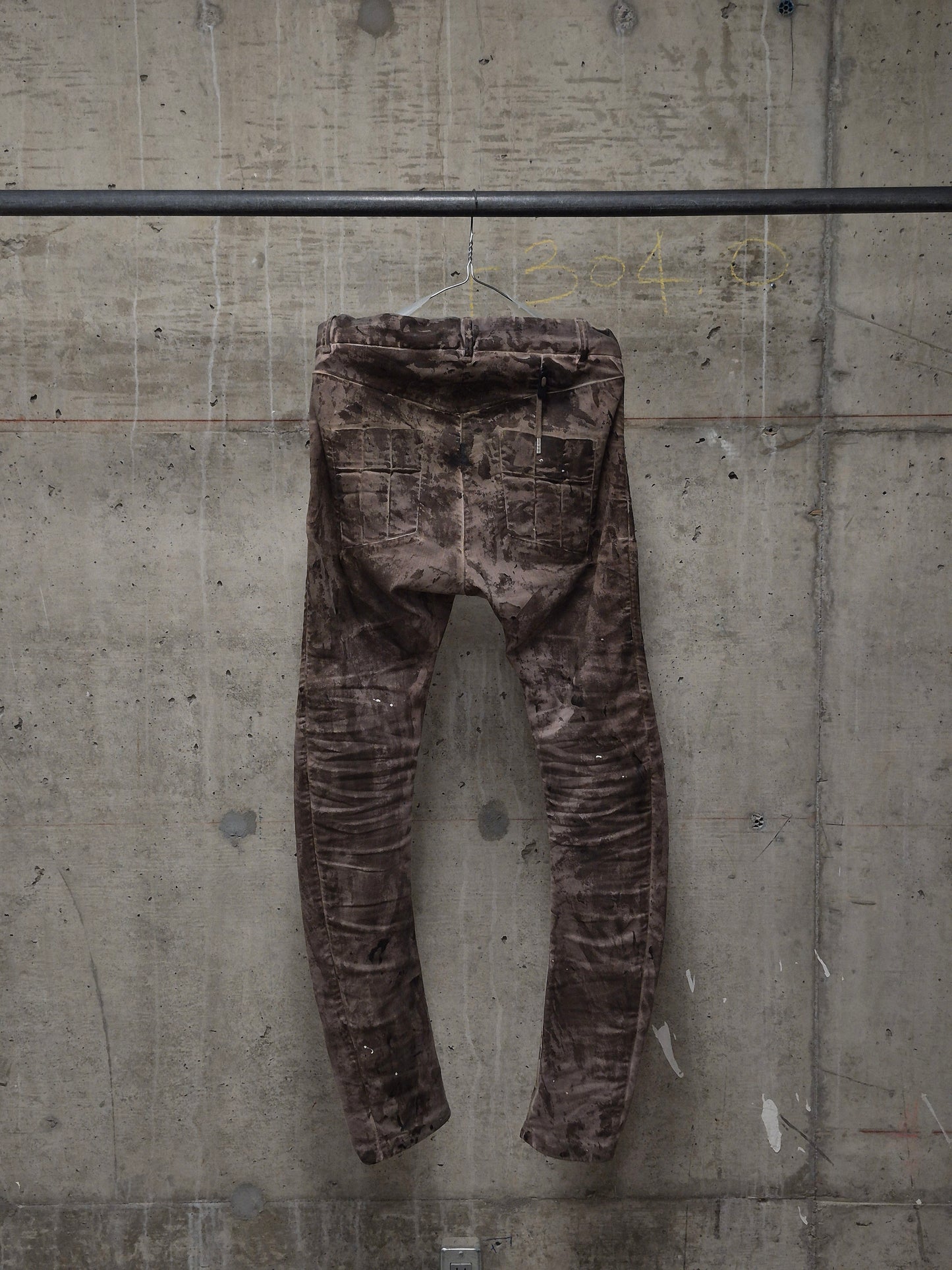Boris Bidjan Saberi AW16 ‘P13 TF F1939’ Dirty Light Carbon Vinyl Coated Denim