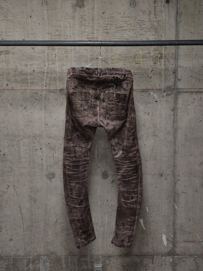 Boris Bidjan Saberi AW16 ‘P13 TF F1939’ Dirty Light Carbon Vinyl Coated Denim