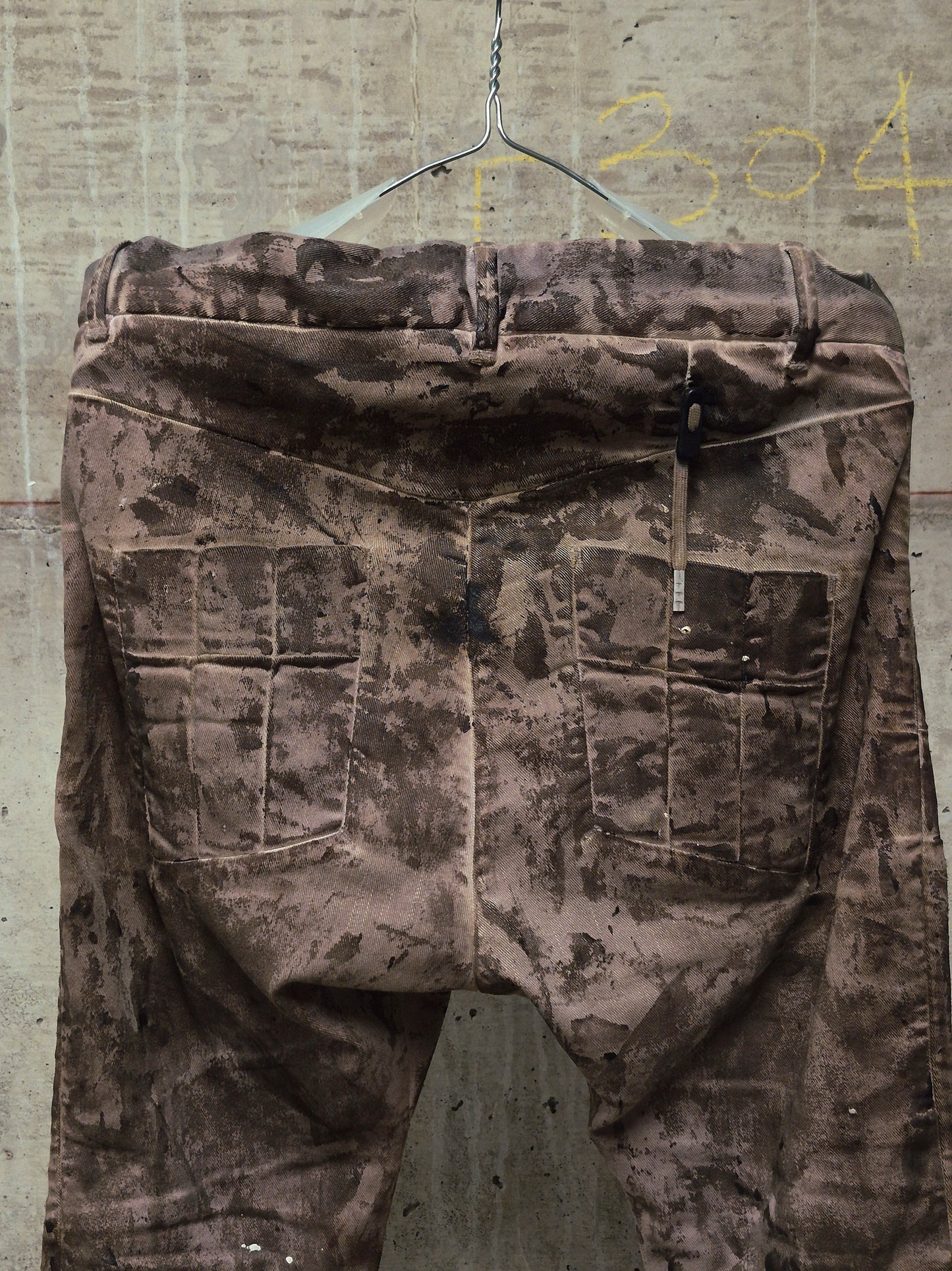 Boris Bidjan Saberi AW16 ‘P13 TF F1939’ Dirty Light Carbon Vinyl Coated Denim