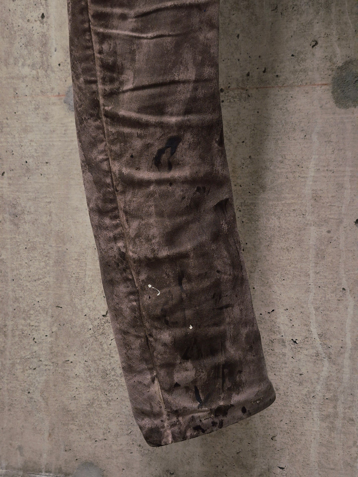Boris Bidjan Saberi AW16 ‘P13 TF F1939’ Dirty Light Carbon Vinyl Coated Denim