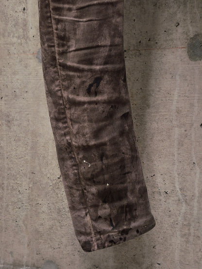 Boris Bidjan Saberi AW16 ‘P13 TF F1939’ Dirty Light Carbon Vinyl Coated Denim