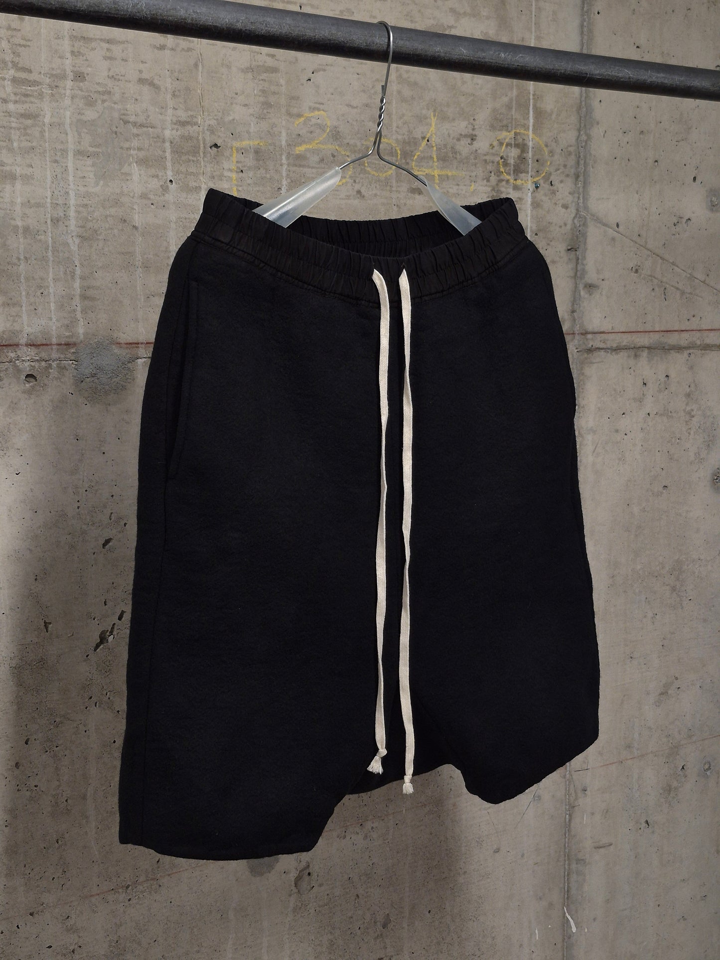 Rick Owens AW11 "LIMO" DARK DUST Cashmere Drop-crotch Pod Shorts
