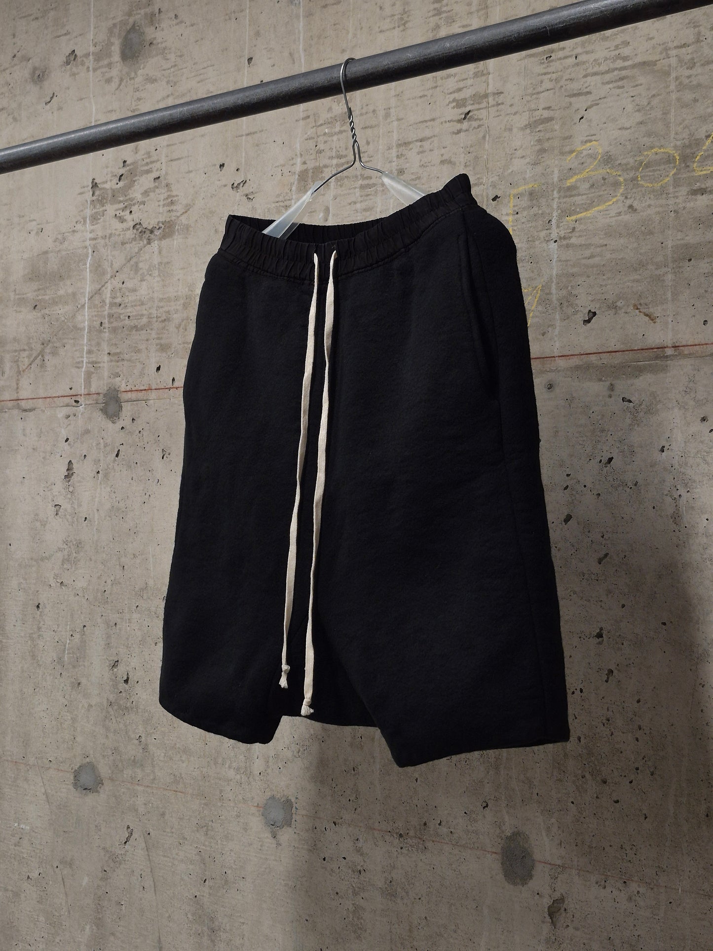 Rick Owens AW11 "LIMO" DARK DUST Cashmere Drop-crotch Pod Shorts