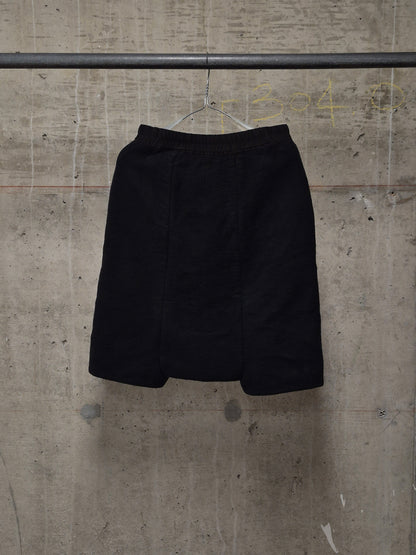 Rick Owens AW11 "LIMO" DARK DUST Cashmere Drop-crotch Pod Shorts