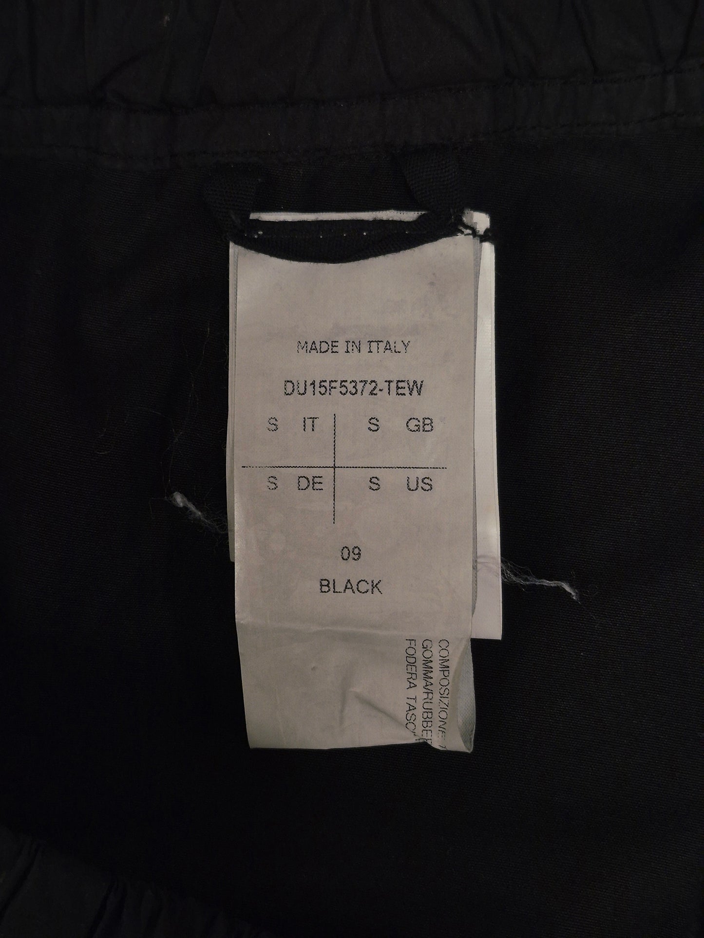 Rick Owens DRKSHDW AW15 "SPHINX" Black Drop-crotch Memphis Cargo Pants