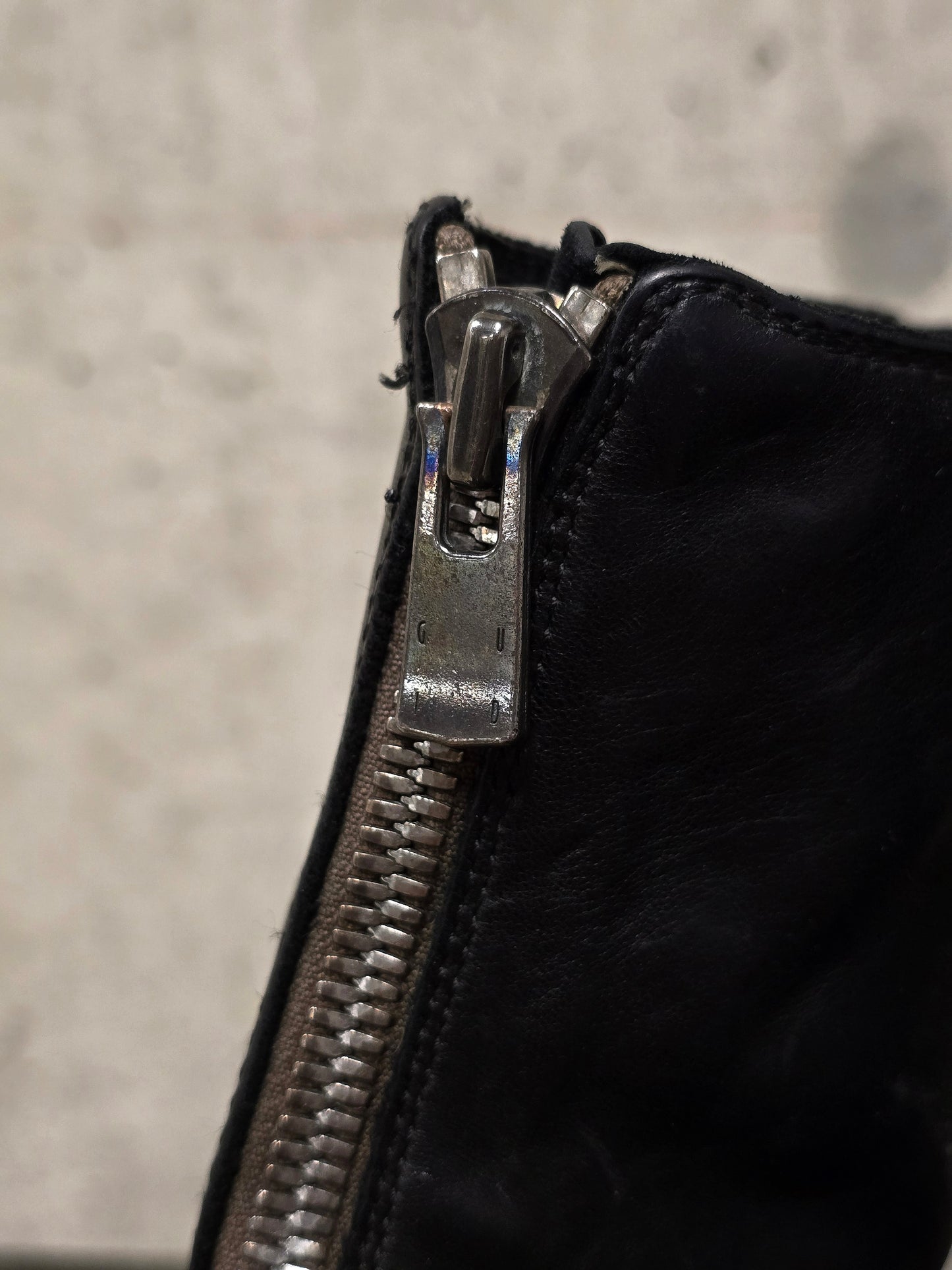 GUIDI 'PL2' Black Full-grain Horse Leather Front Zip Boots