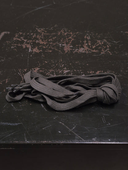 Rick Owens SS15 "FAUN" Charcoal Grey Reverse Cow Leather Geobasket Sneakers