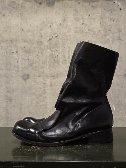 Boris Bidjan Saberi x Muñoz Vrandecic AW14-15 ‘BOOT1-F235’ Horse Leather Pull-on Boots