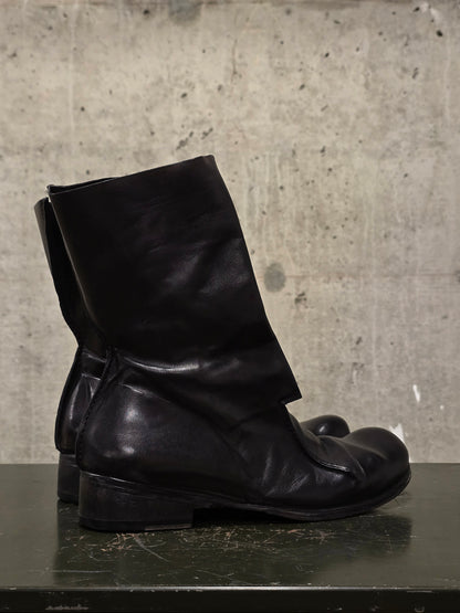 Boris Bidjan Saberi x Muñoz Vrandecic AW14-15 ‘BOOT1-F235’ Horse Leather Pull-on Boots