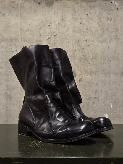 Boris Bidjan Saberi x Muñoz Vrandecic AW14-15 ‘BOOT1-F235’ Horse Leather Pull-on Boots