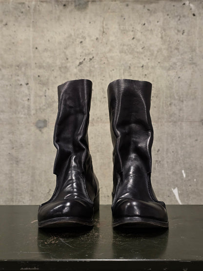 Boris Bidjan Saberi x Muñoz Vrandecic AW14-15 ‘BOOT1-F235’ Horse Leather Pull-on Boots