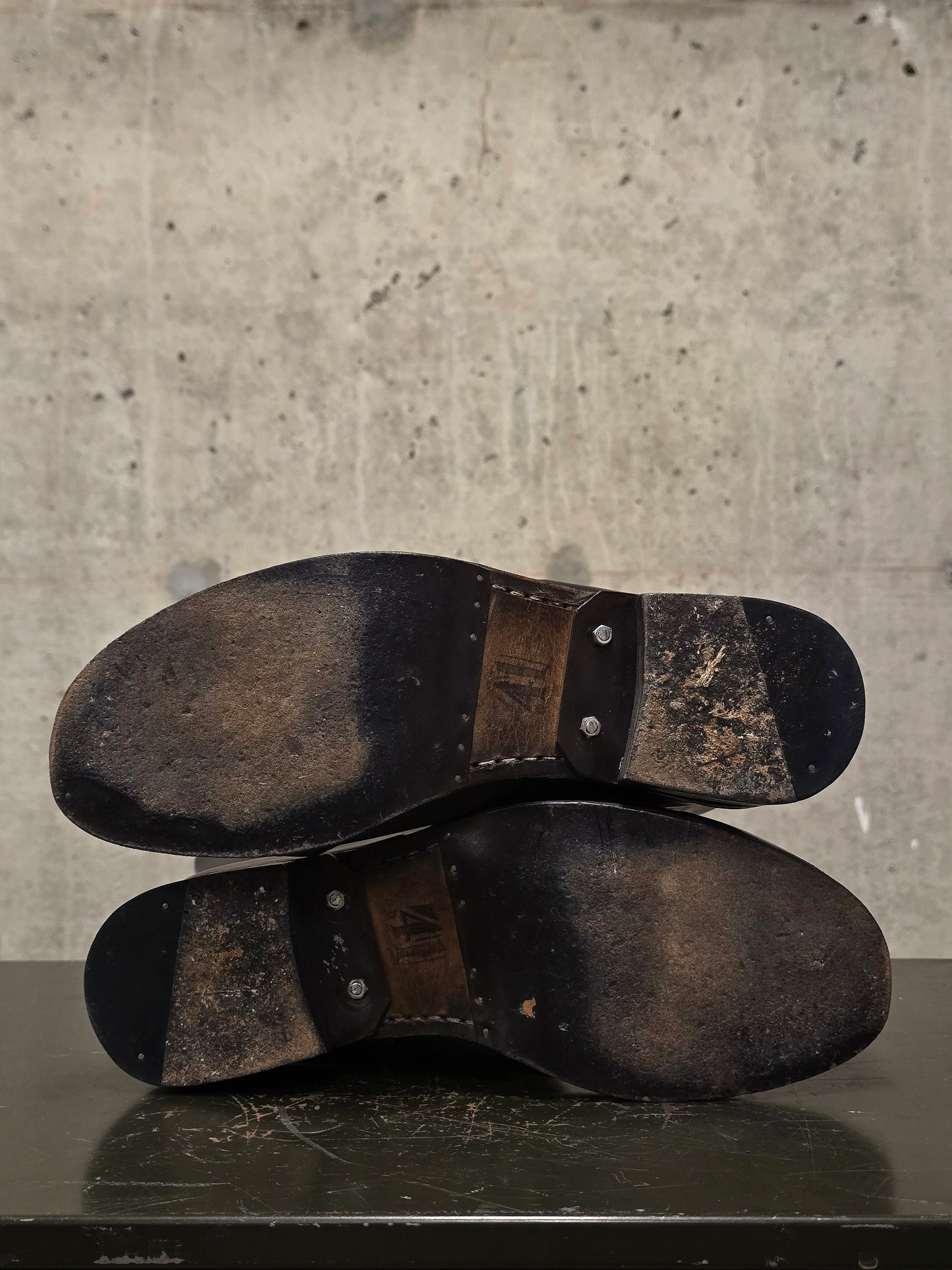 Boris Bidjan Saberi x Muñoz Vrandecic AW14-15 ‘BOOT1-F235’ Horse Leather Pull-on Boots
