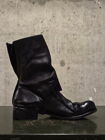 Boris Bidjan Saberi x Muñoz Vrandecic AW14-15 ‘BOOT1-F235’ Horse Leather Pull-on Boots