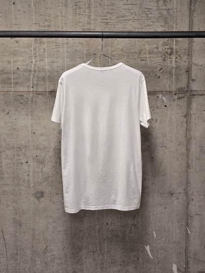 Ann Demeulemeester SS20 Off-White 'Elmer' Black Brush Stroke Graphic T-Shirt