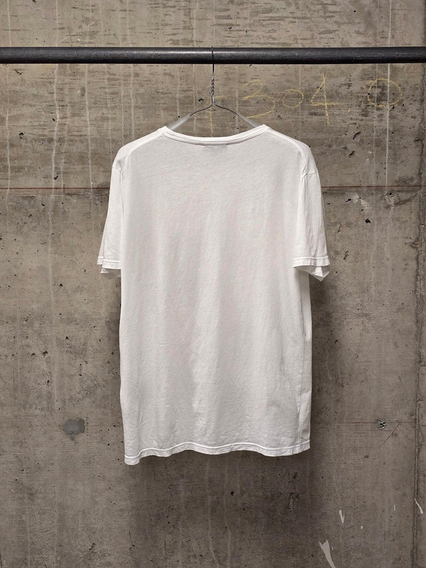 Ann Demeulemeester AW18 Lucian White 'Fallen Angel' Black Print Graphic T-Shirt