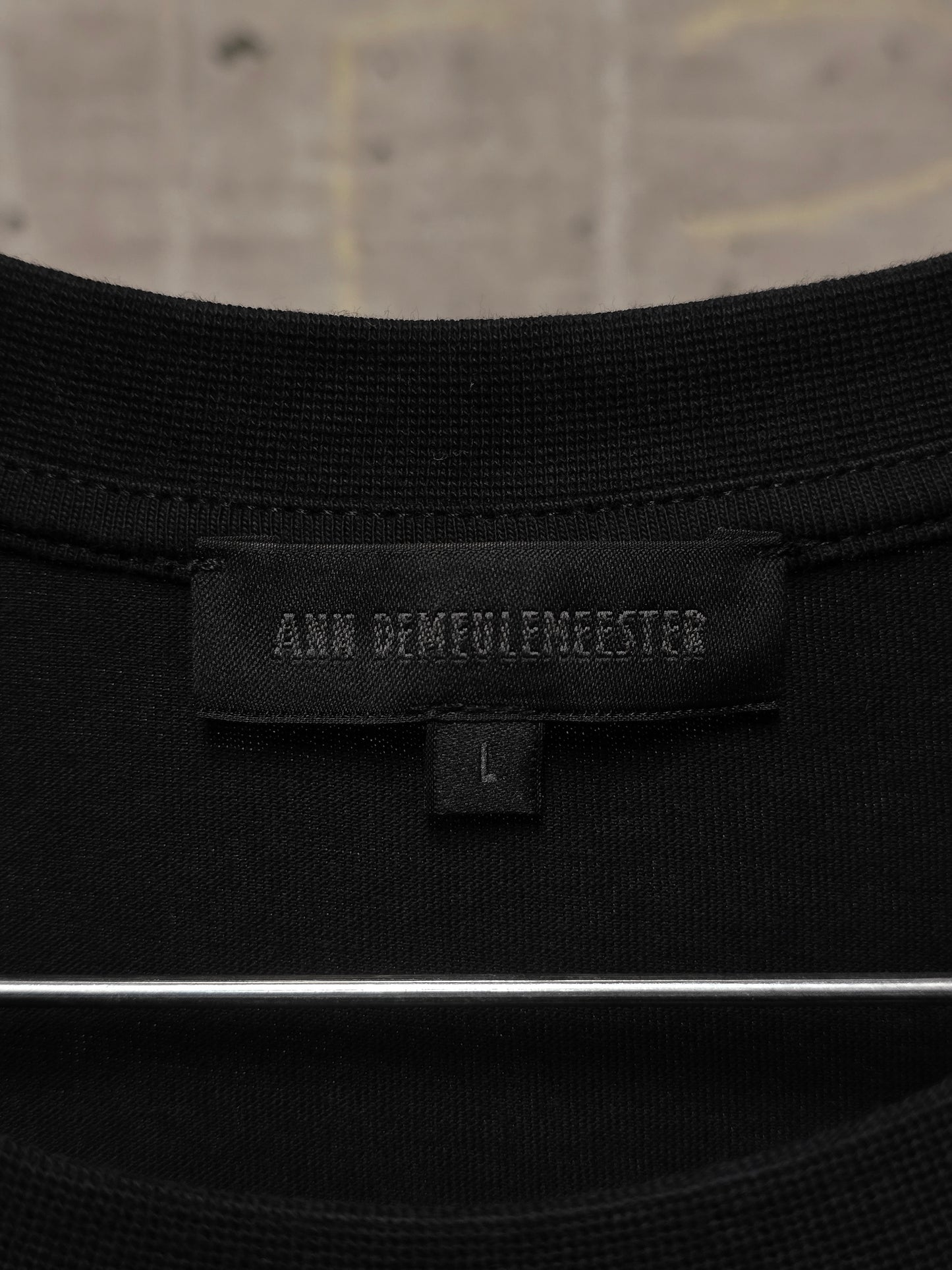 Ann Demeulemeester AW20 Washed Black 'Nature' Print Graphic T-Shirt