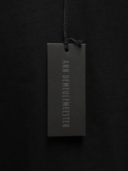 Ann Demeulemeester AW20 Washed Black 'Nature' Print Graphic T-Shirt