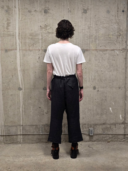 Ann Demeulemeester AW18 Lucian White 'Fallen Angel' Black Print Graphic T-Shirt