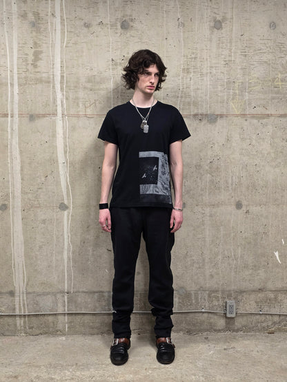 Ann Demeulemeester AW20 Washed Black 'Nature' Print Graphic T-Shirt