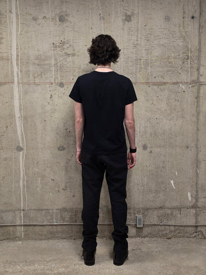 Ann Demeulemeester AW20 Washed Black 'Nature' Print Graphic T-Shirt