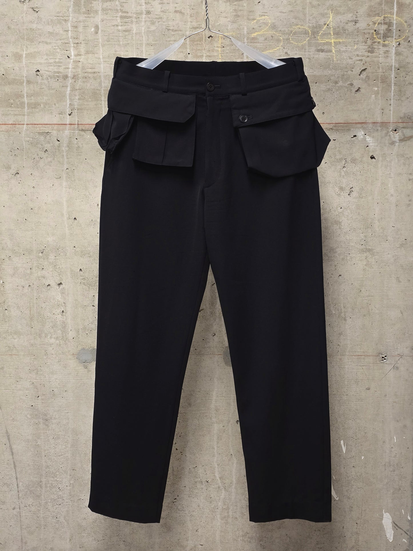 Yohji Yamamoto POUR HOMME SS01 Wool Gabardine Cargo Pants