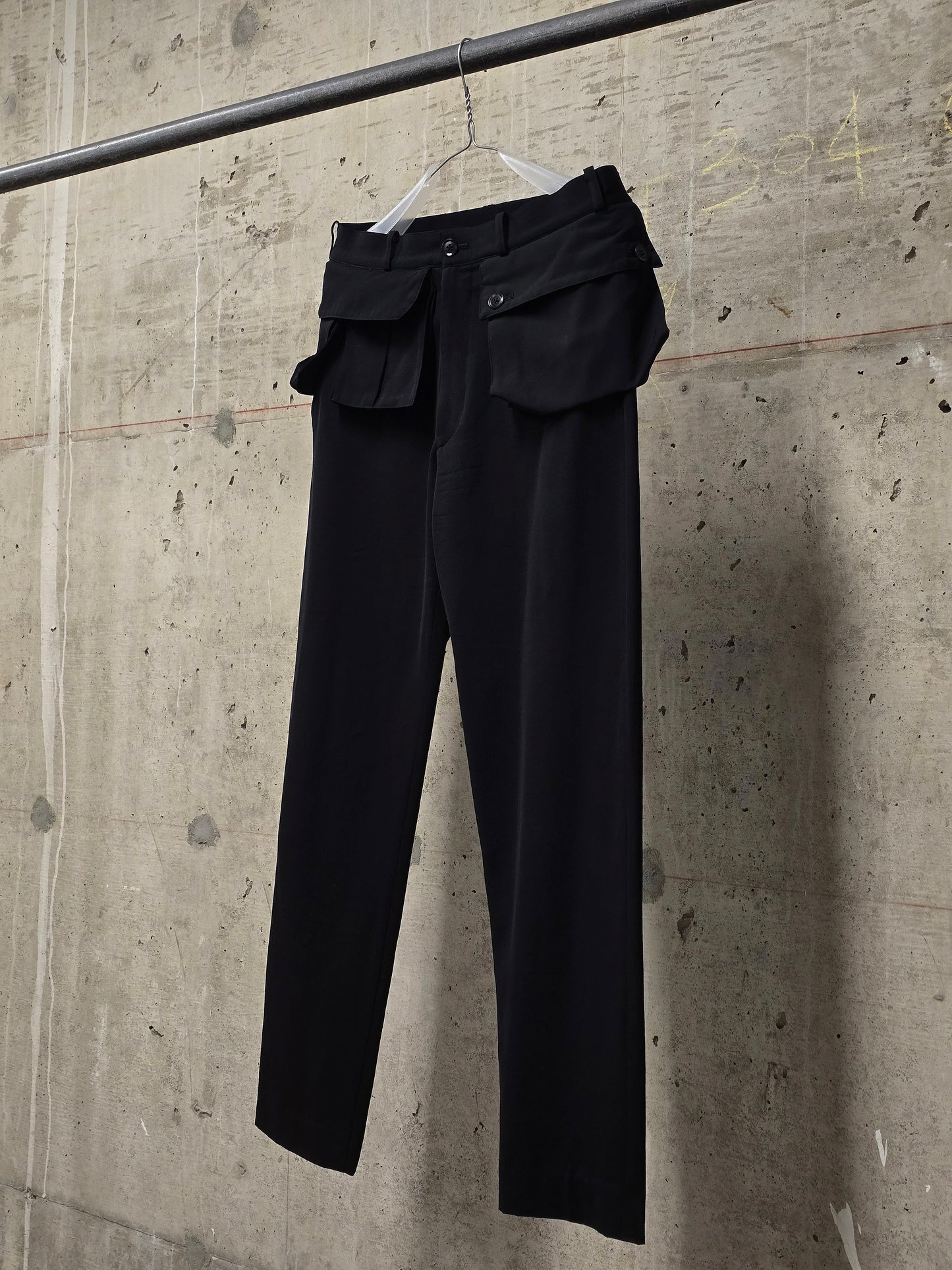 Yohji Yamamoto POUR HOMME SS01 Wool Gabardine Cargo Pants