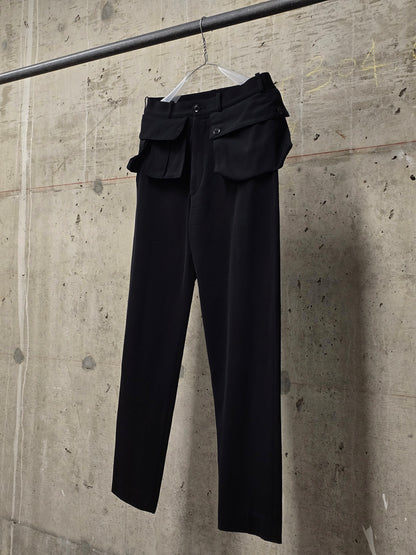 Yohji Yamamoto POUR HOMME SS01 Wool Gabardine Cargo Pants