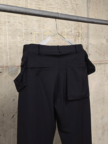 Yohji Yamamoto POUR HOMME SS01 Wool Gabardine Cargo Pants