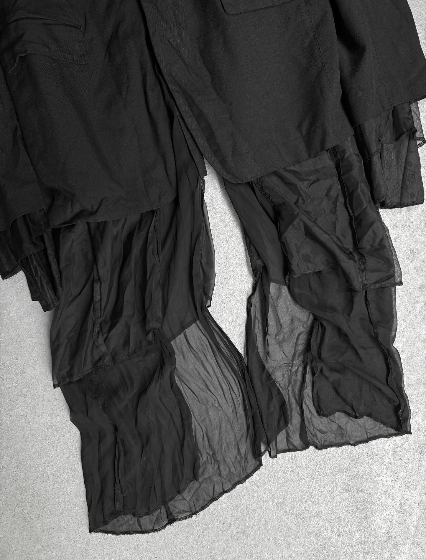 COMME des GARÇONS HOMME PLUS AW13 Sheer Layered Blazer