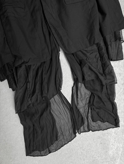 COMME des GARÇONS HOMME PLUS AW13 Sheer Layered Blazer