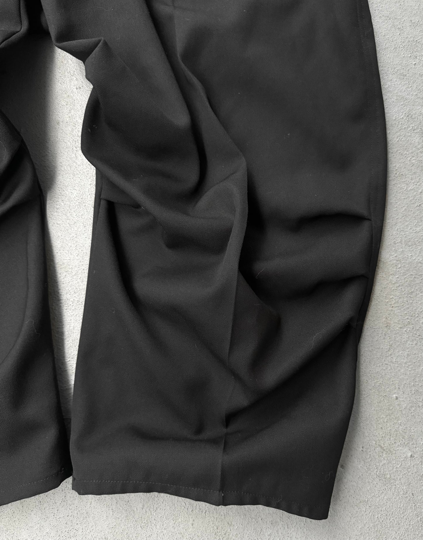 Chistopher Nemeth 'NO.102D' 3D Pleated Knee Wool Crop Pants