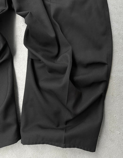 Chistopher Nemeth 'NO.102D' 3D Pleated Knee Wool Crop Pants