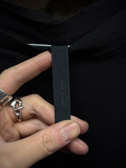 DAMIR DOMA 2010s Distressed Raglan Mesh Sleeve T-shirt