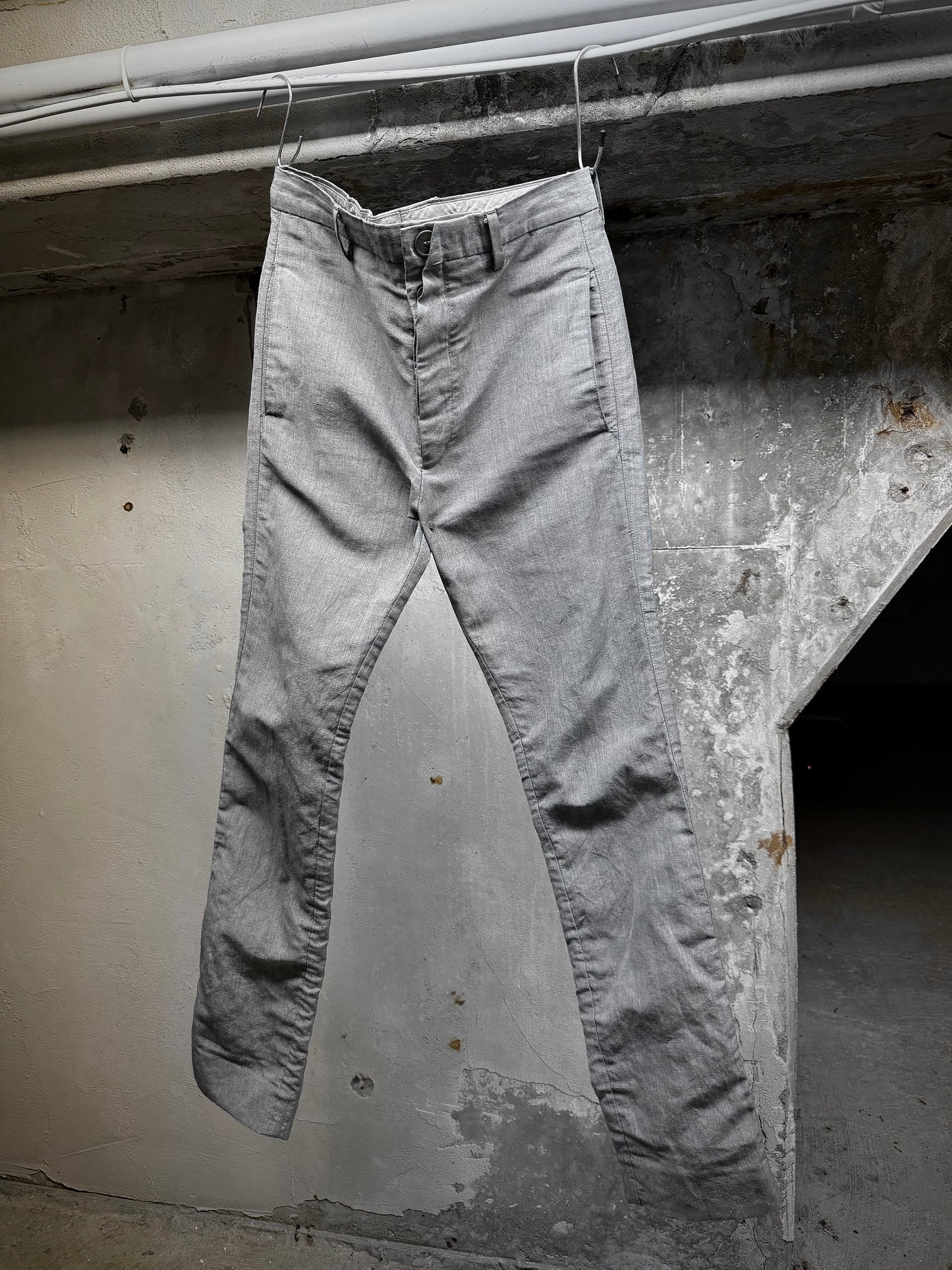 DEEPTI Collection °017-018 ‘P-088 SABEL-45’ Button Pleat Classic Trousers | Archive Fashion Toronto
