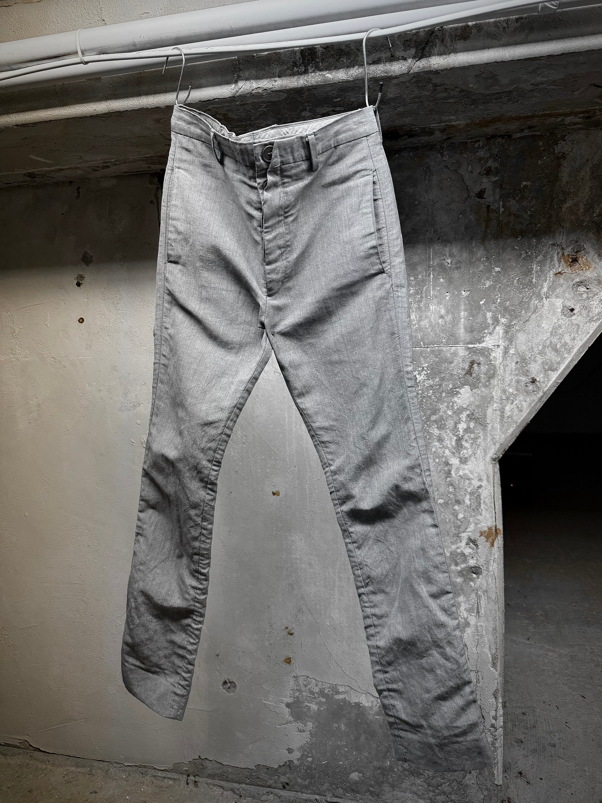 DEEPTI Collection °017-018 ‘P-088 SABEL-45’ Button Pleat Classic Trousers | Archive Fashion Toronto