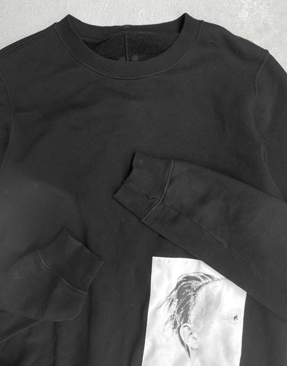 Rick Owens DRKSHDW AW13 "PLINTH" Patch Graphic Long-sleeves Jumper