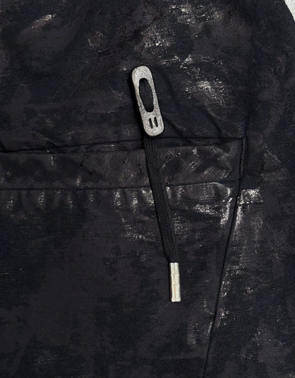 Boris Bidjan Saberi SS16 'P2 F140IK' Vinyl Processed Zipper Seam Drop-crotch Shorts