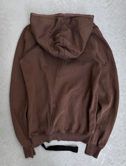 Rick Owens DRKSHDW AW24 "PORTERVILLE" TERRA Gimp Hoodie