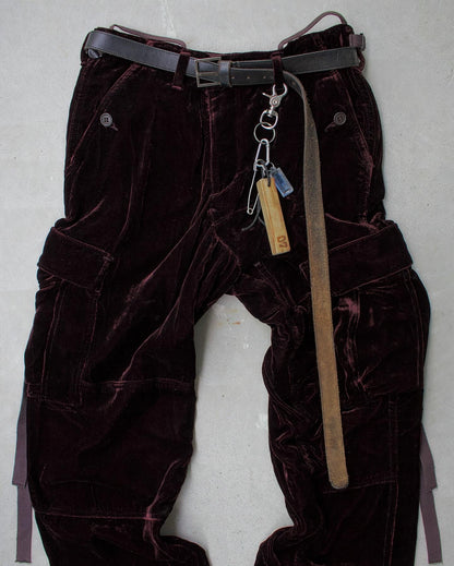 Mihara Yasuhiro AW07 ‘MODIFIED’ 1/1 Velour Strap Cargos