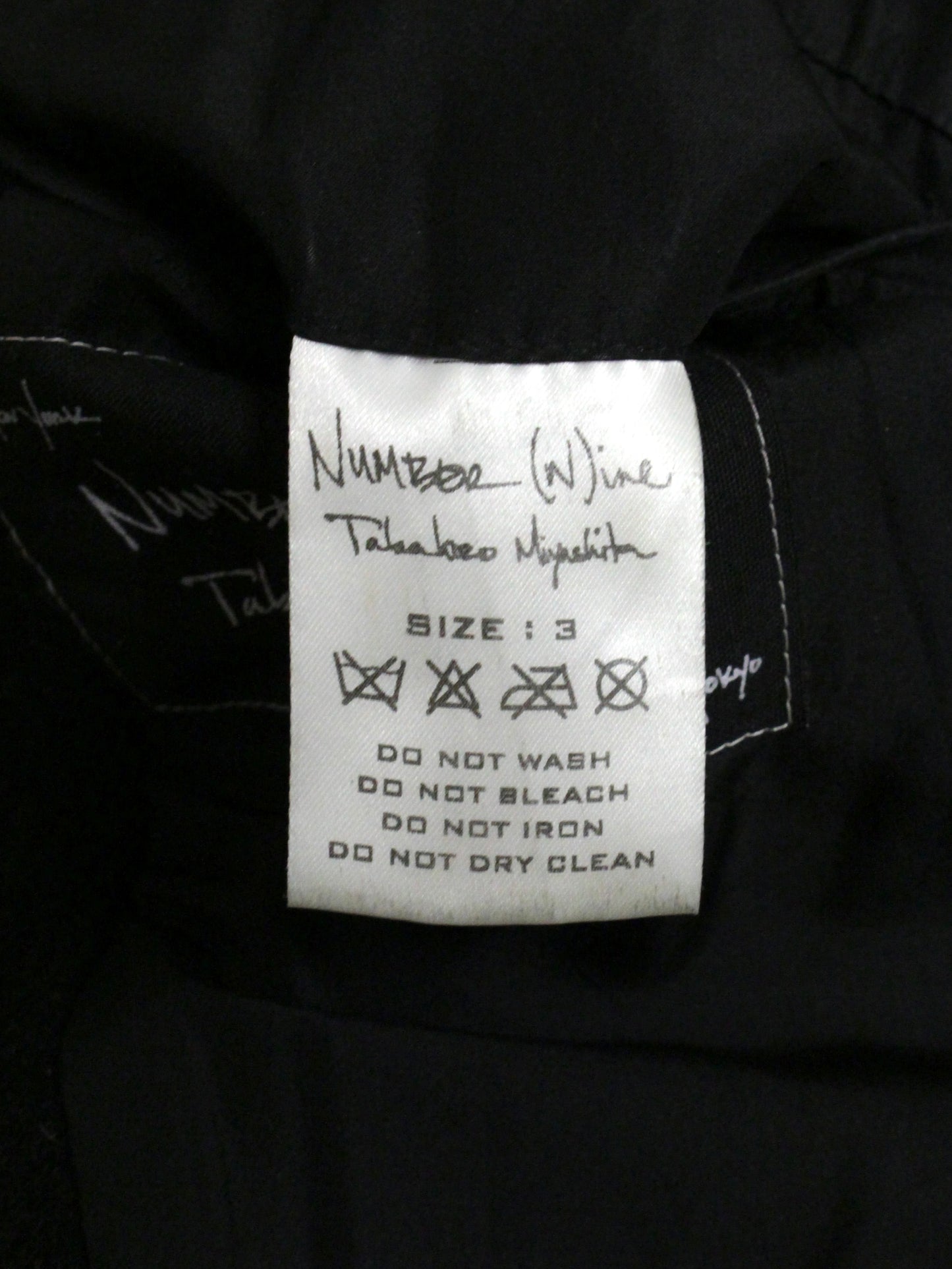 Number (N)ine AW05 "The High Streets" Hybrid Wool Sheep Leather Cargo Blazer