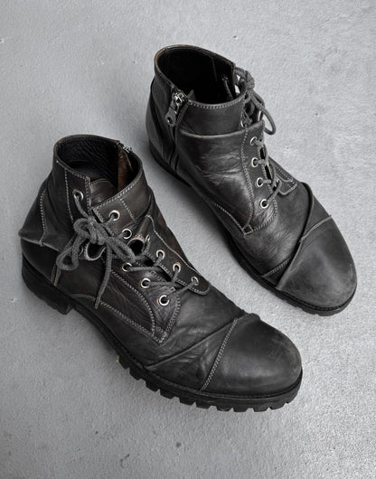 MiharaYasuhiro Post 2015’s Twisted Leather Hiking Derbies